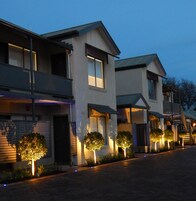 Front of property – evening/night