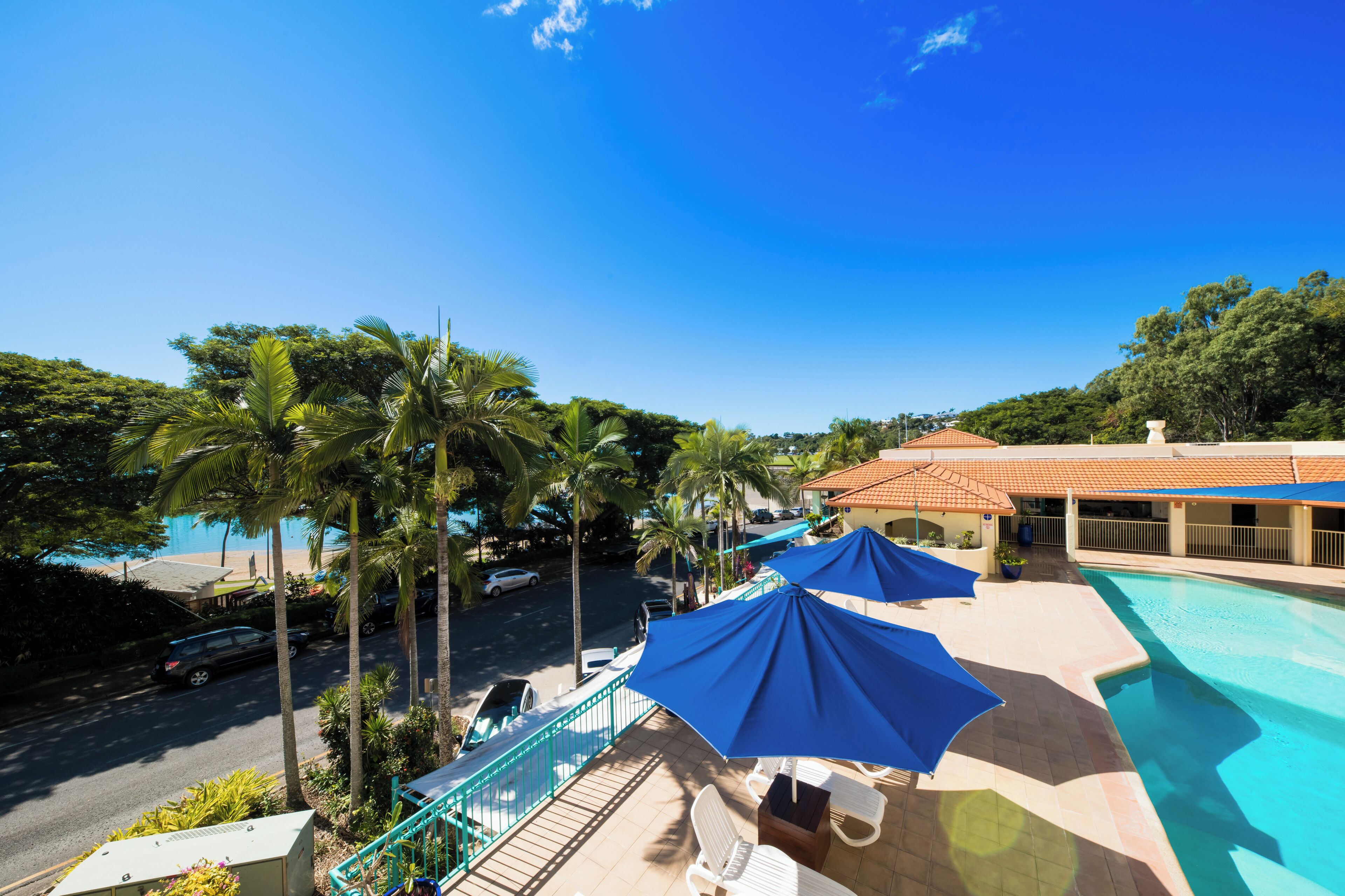 2 outdoor pools, pool umbrellas, sun loungers