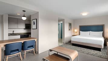 1 bedroom, premium bedding, desk, blackout drapes
