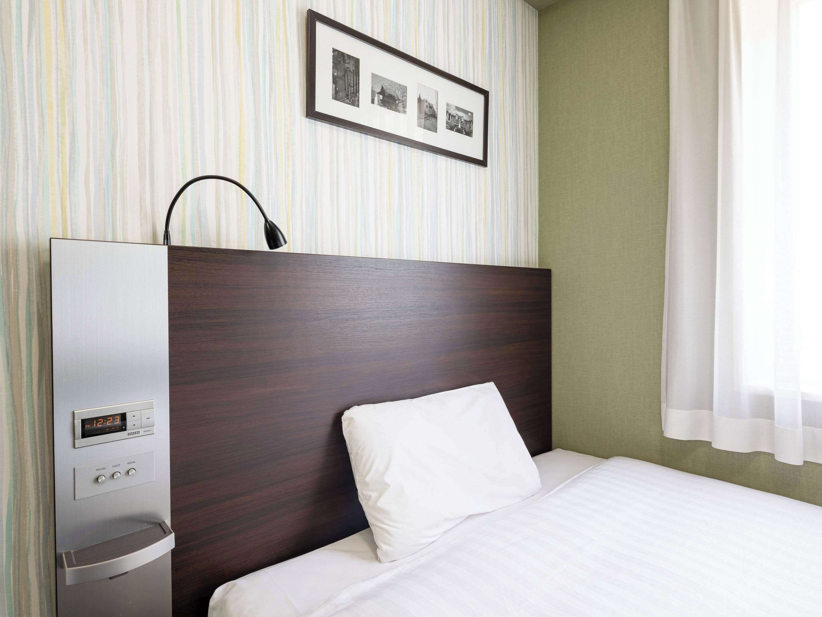 economy double room | desk, blackout curtains, soundproofing, free wifi