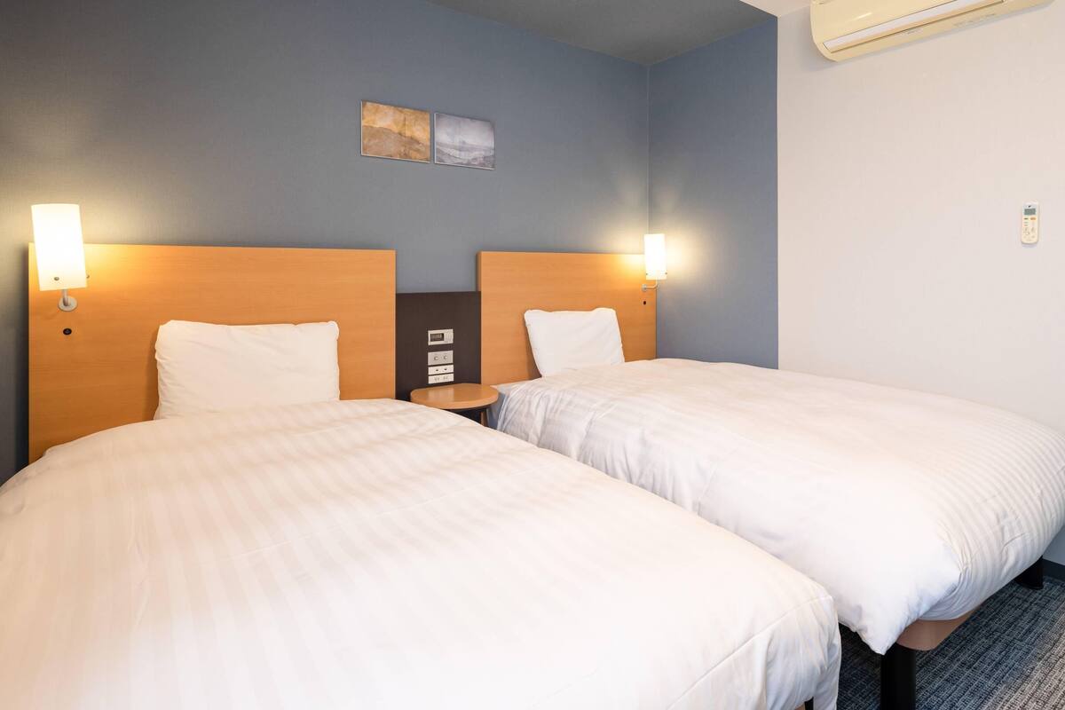 Phòng, 2 giường đơn, không hút thuốc | Bộ đồ giường cao cấp, bàn, khu vực làm việc phù hợp cho laptop 
