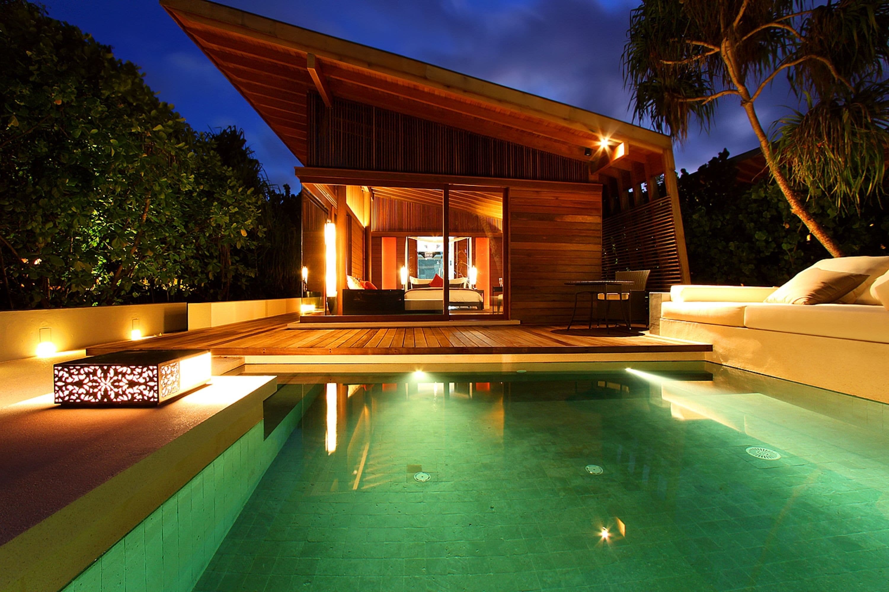 villa, pool access (beach access) | view from room