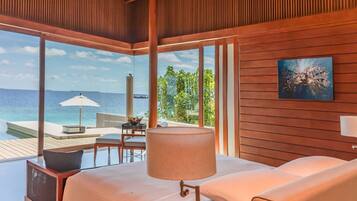 Deluxe Villa, Pool Access (Beach Access) | Premium bedding, minibar, in-room safe, desk