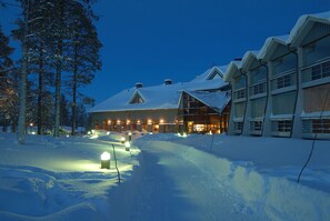 Front of property – evening/night