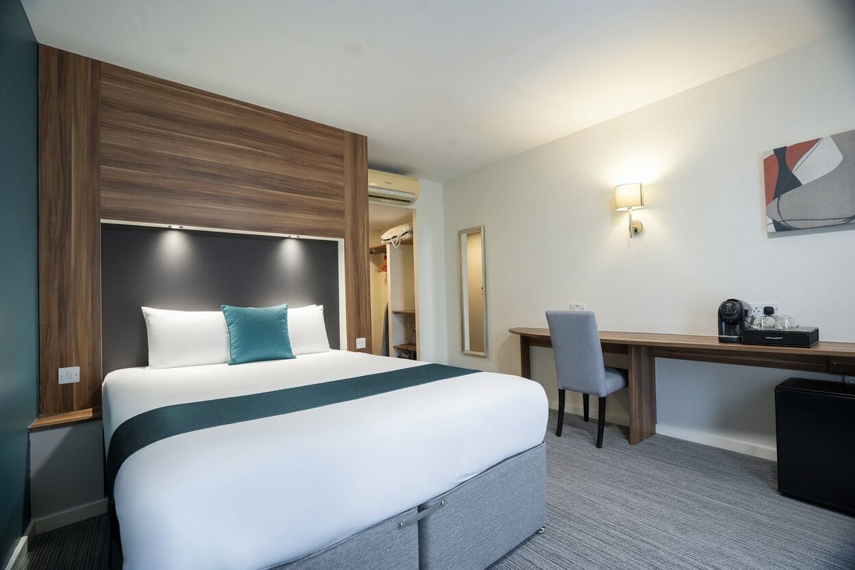 Room, 2 Double Beds (Comfort Plus) | Desk, free WiFi, bed sheets