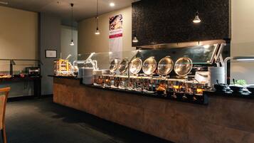 Daily buffet breakfast (USD 14 per person)