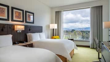 Egyptian cotton sheets, premium bedding, down duvets, pillow-top beds
