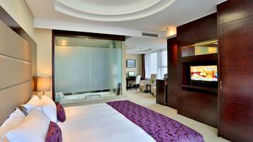 Phòng Elite | Bộ đồ giường cao cấp, chăn bông, nệm có lớp đệm bông, minibar