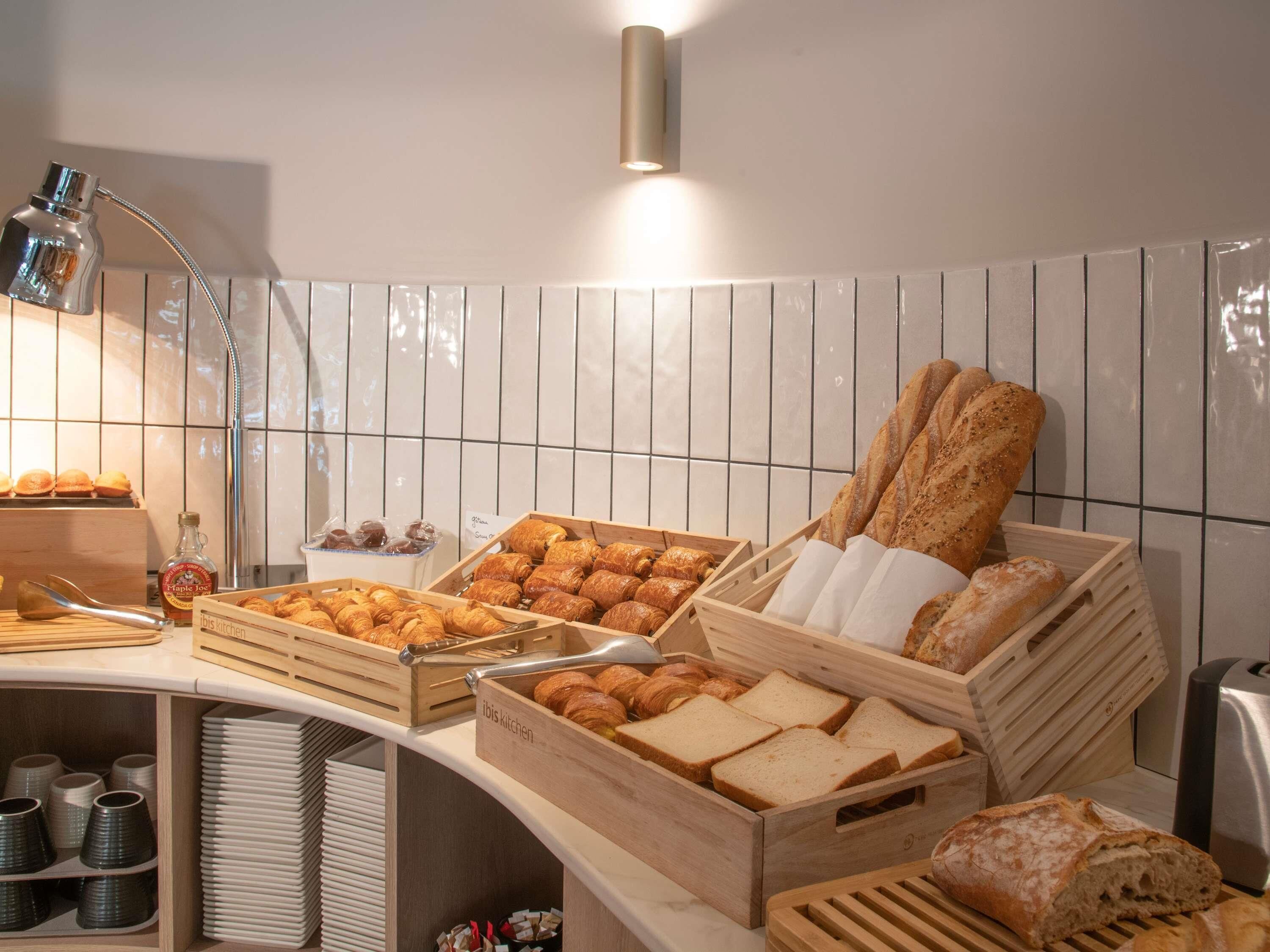 daily buffet breakfast (eur 12.90 per person)