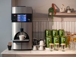 Daily buffet breakfast (EUR 12.90 per person)