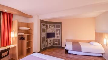 Chambre Familiale | Literie de qualité supérieure, surmatelas, bureau