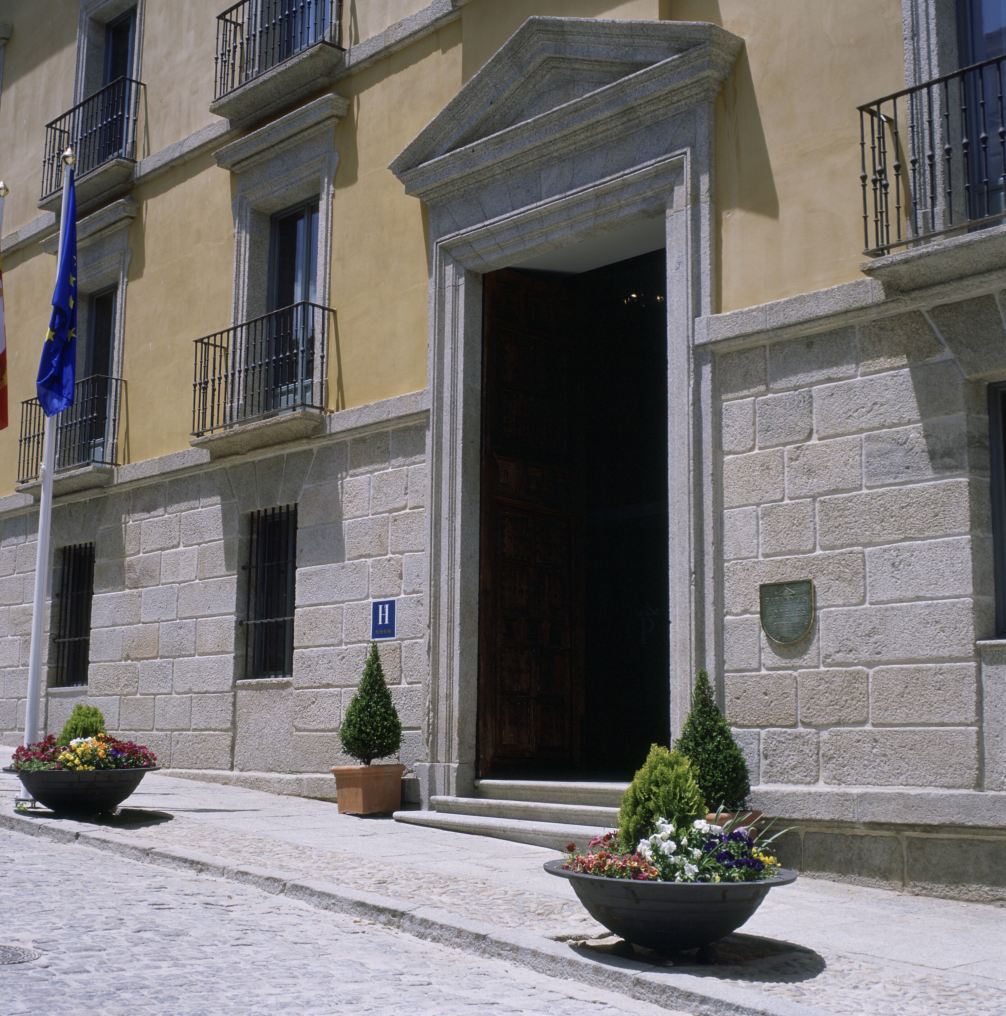 Voorkant van accommodatie