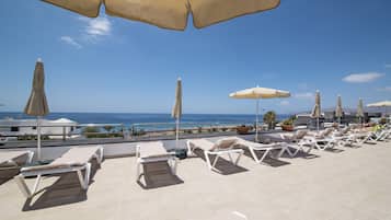 Uitzicht op strand/zee