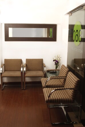 Zona de estar del vestíbulo