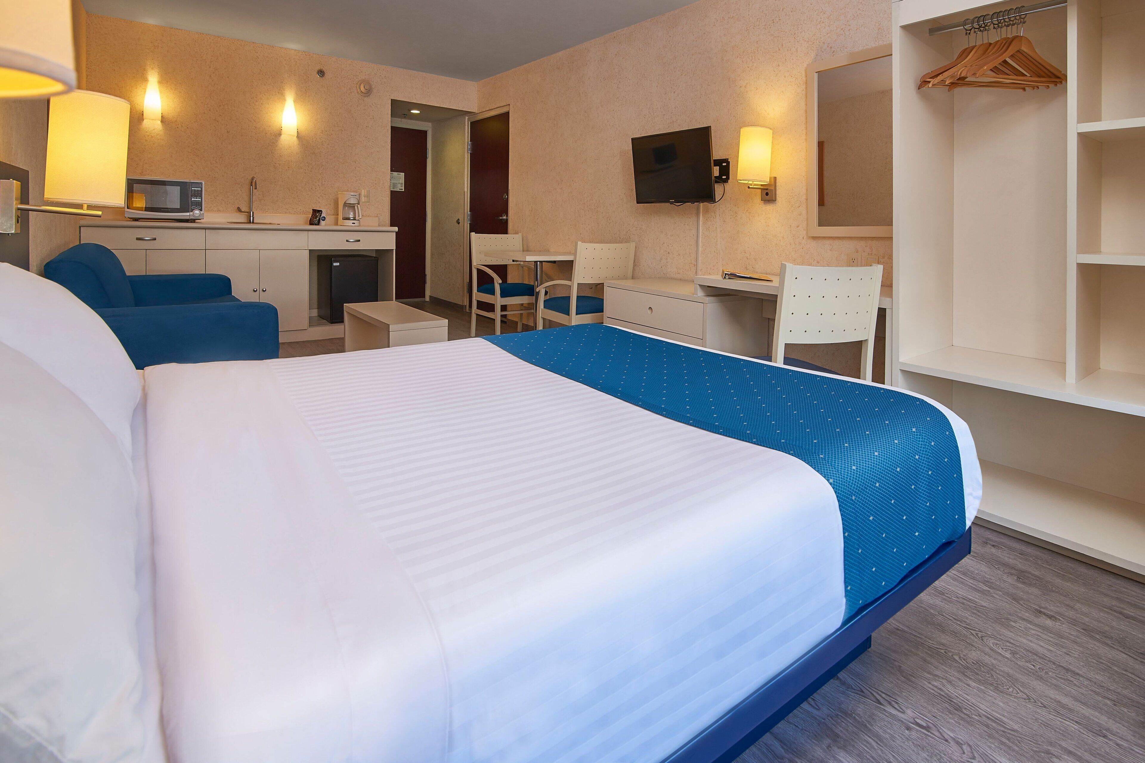 suite, 1 queen bed with sofa bed | 1 bedroom, down duvets, in-room safe, desk