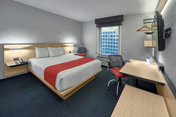 In-room safe, desk, blackout curtains, iron/ironing board