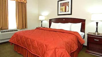 Desk, blackout curtains, iron/ironing board, free cots/infant beds