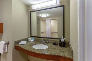 2 Queen Beds, Accessible, Non Smoking | Bathroom | Free toiletries, hair dryer, towels - Hampton Inn Okeechobee - Lake Okeechobee (Okeechobee)