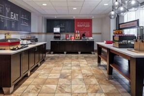 Free daily buffet breakfast