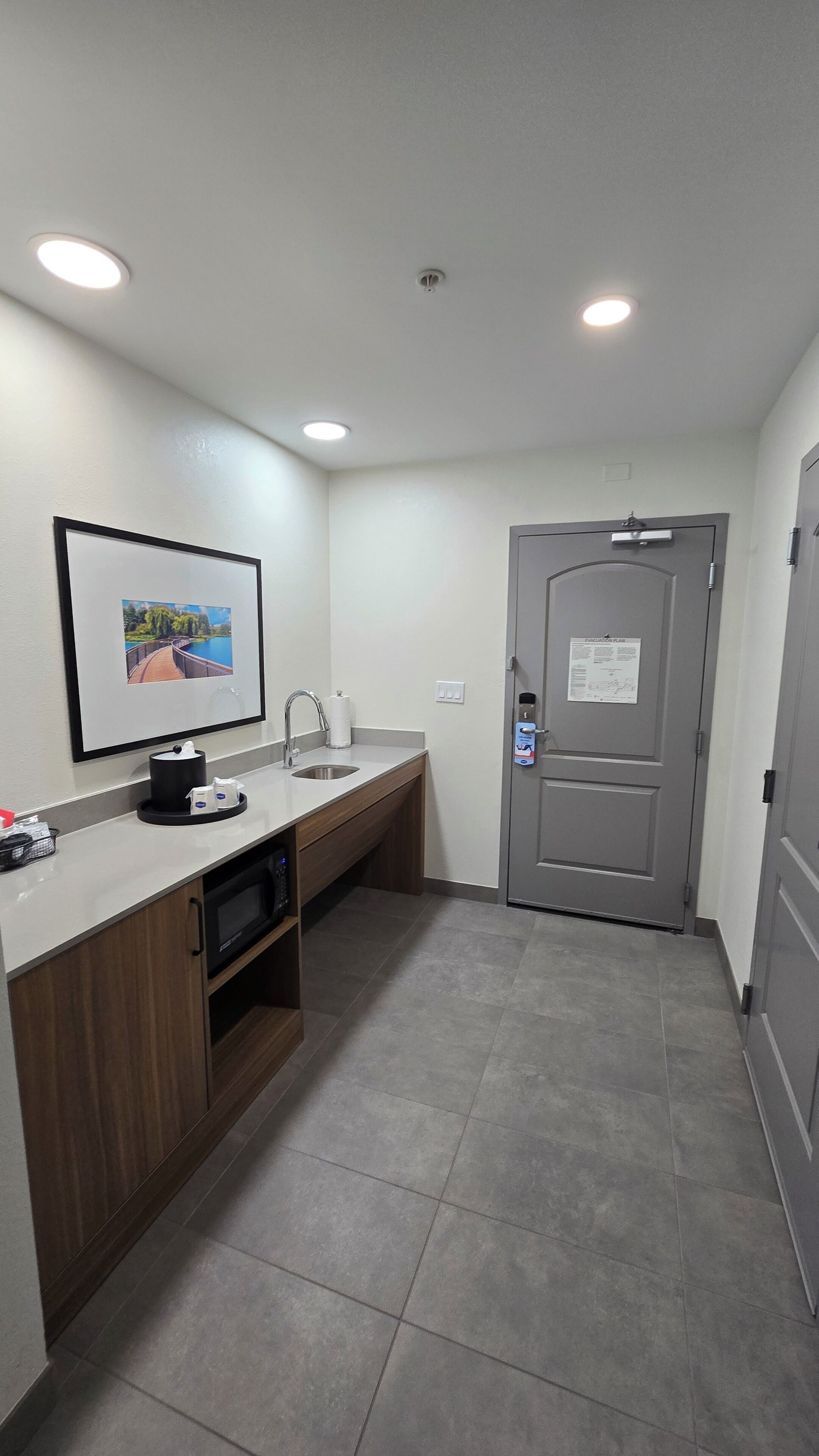 studio, 2 queen beds, accessible, non smoking (mobility & hearing, roll-in shower) | premium bedding, desk, blackout curtains, iron/ironing board