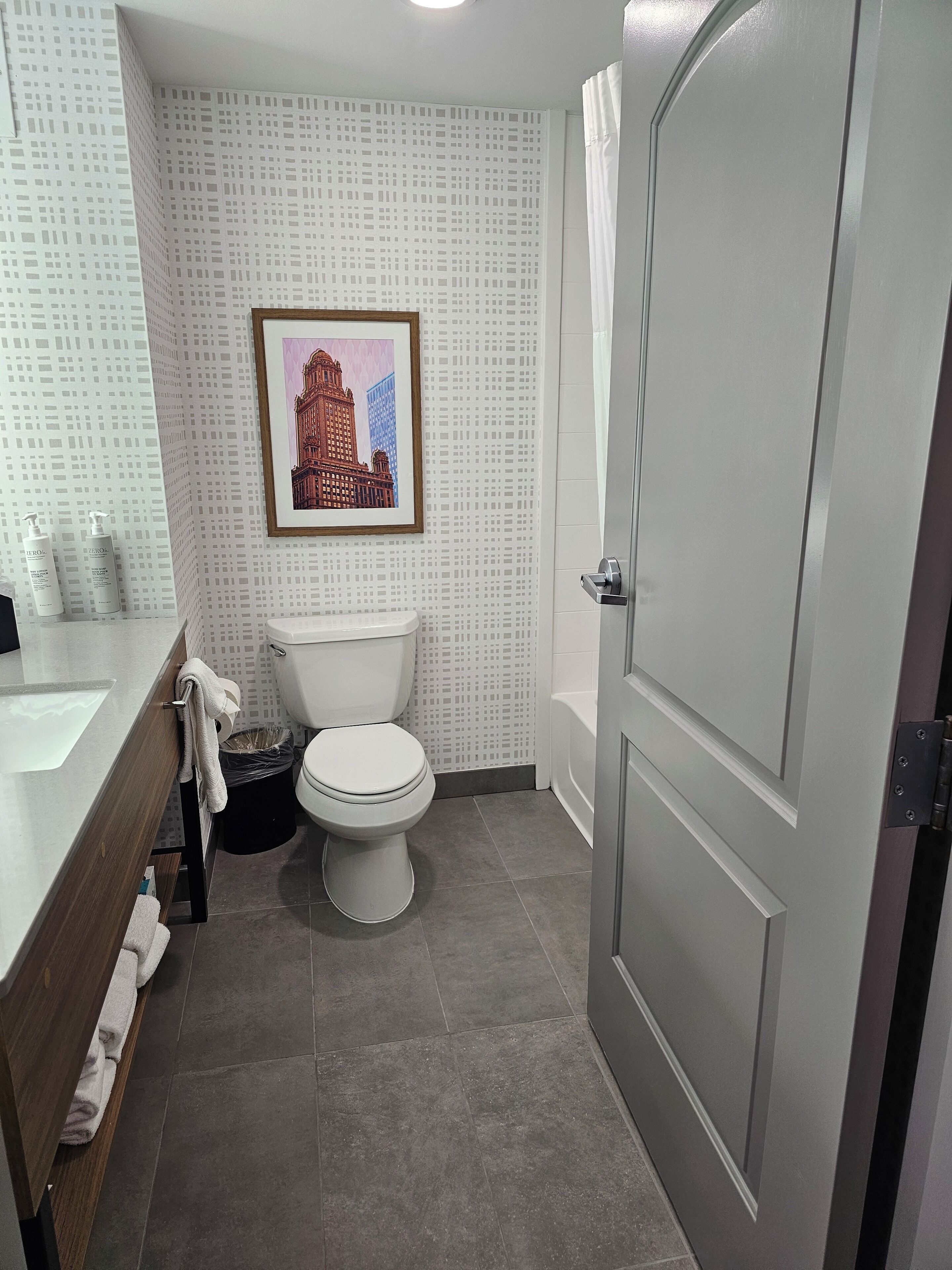 room, 2 queen beds | bathroom | free toiletries, hair dryer, towels