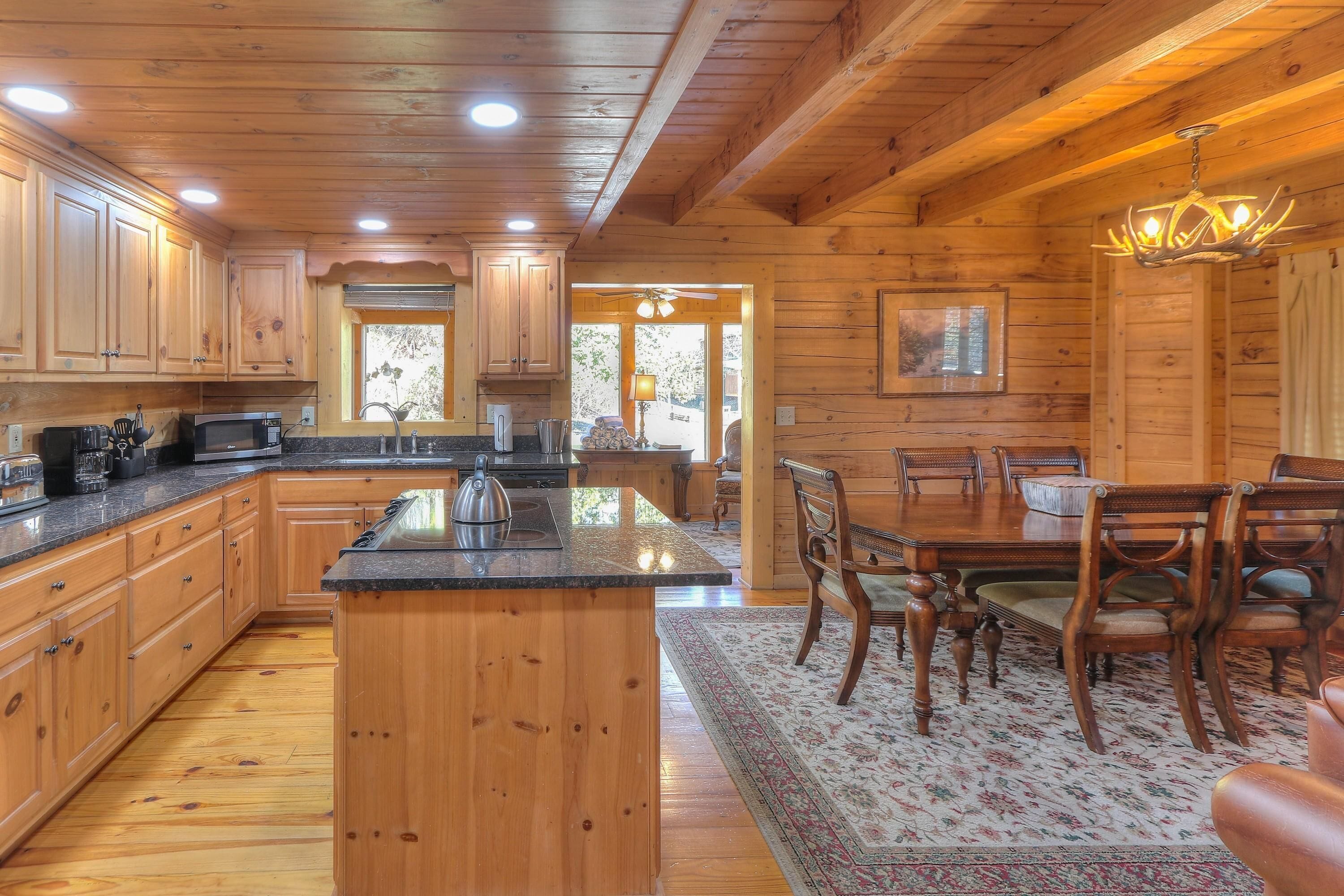 cabin, 2 bedrooms | private kitchen | fridge, microwave, stovetop, dishwasher