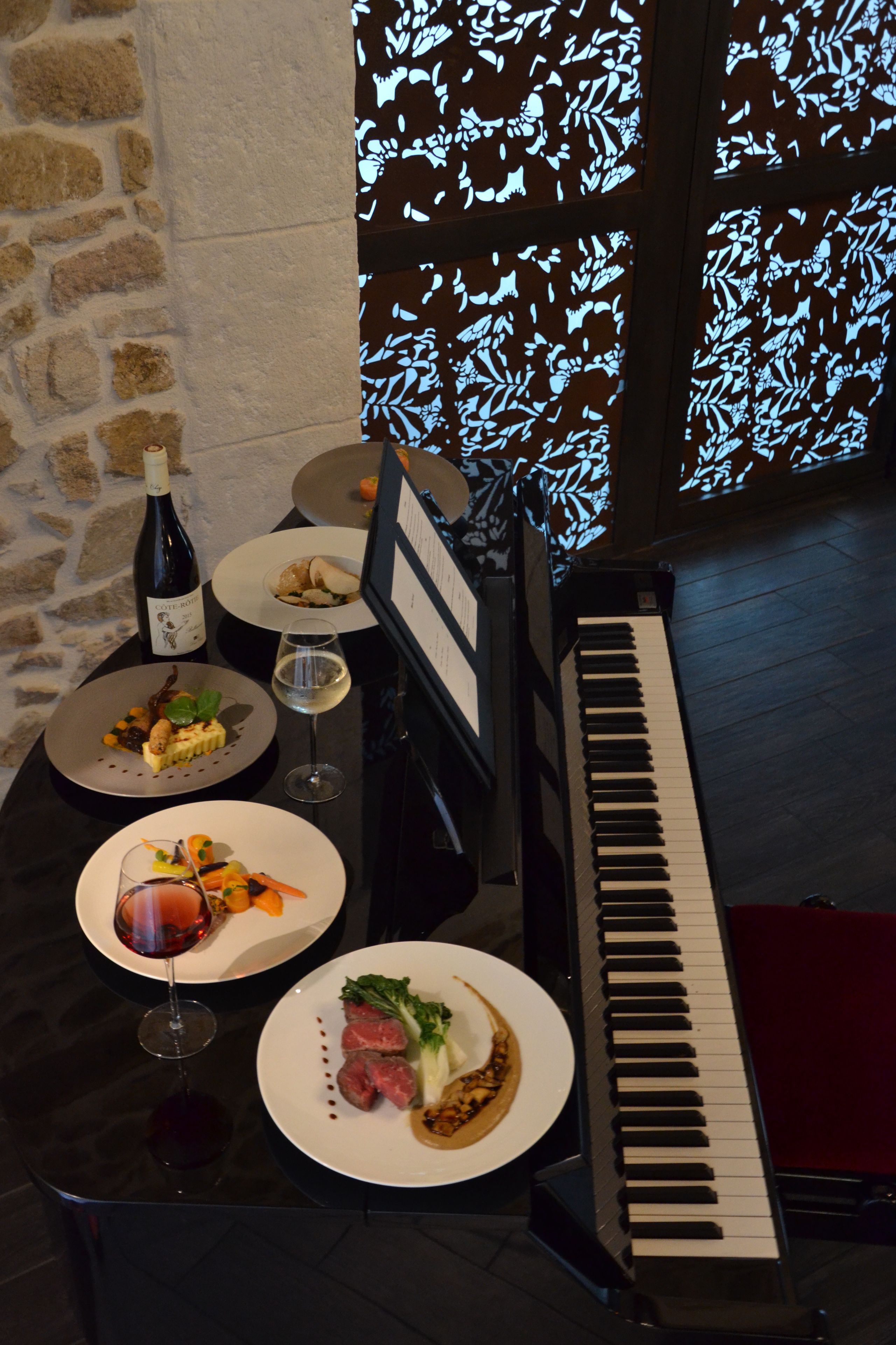 breakfast, lunch, dinner served; regional cuisine, golf course views