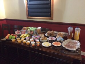 Daily continental breakfast for a fee