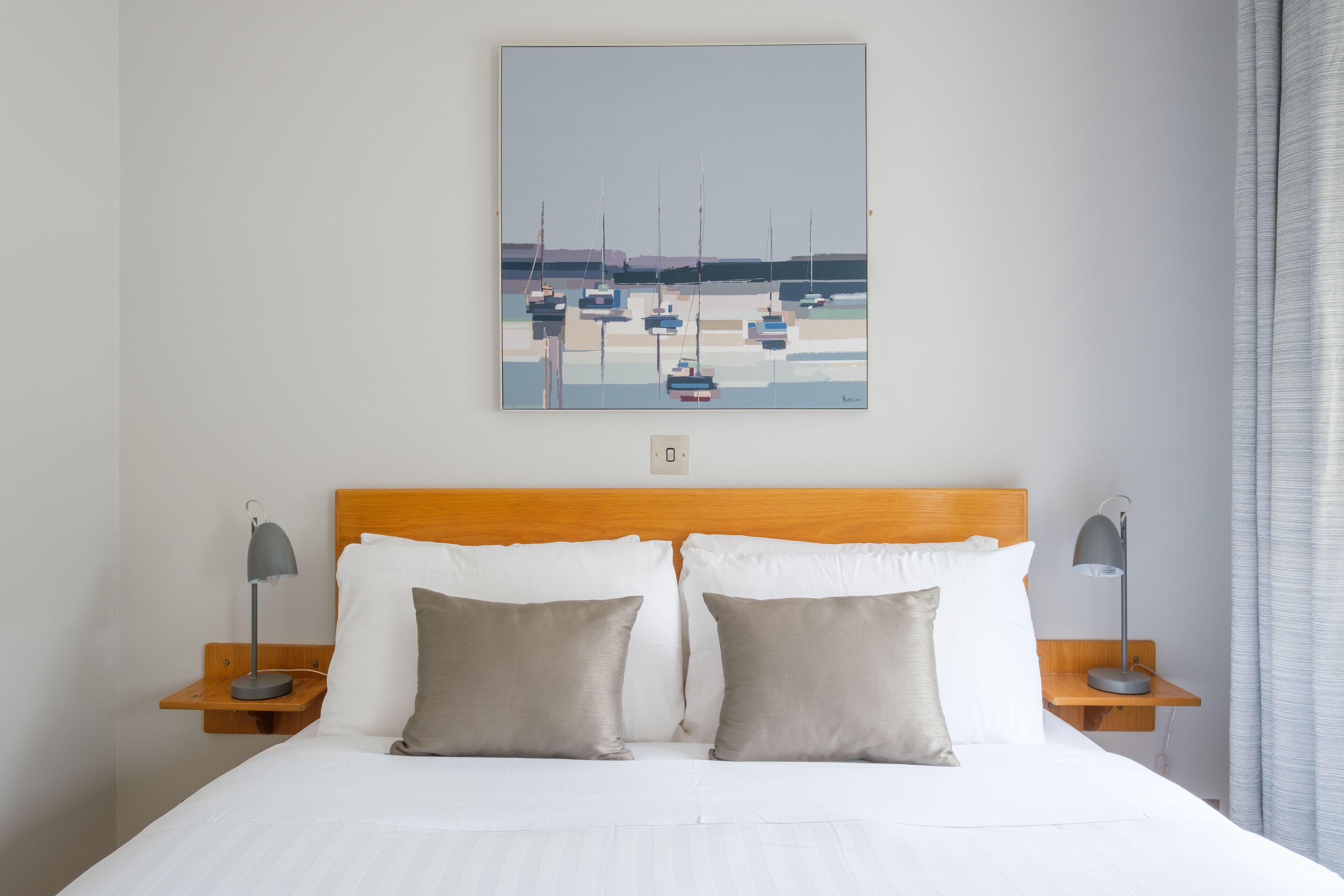 Individually decorated, individually furnished, iron/ironing board