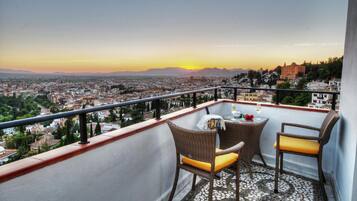 Habitación doble, terraza | Balcón