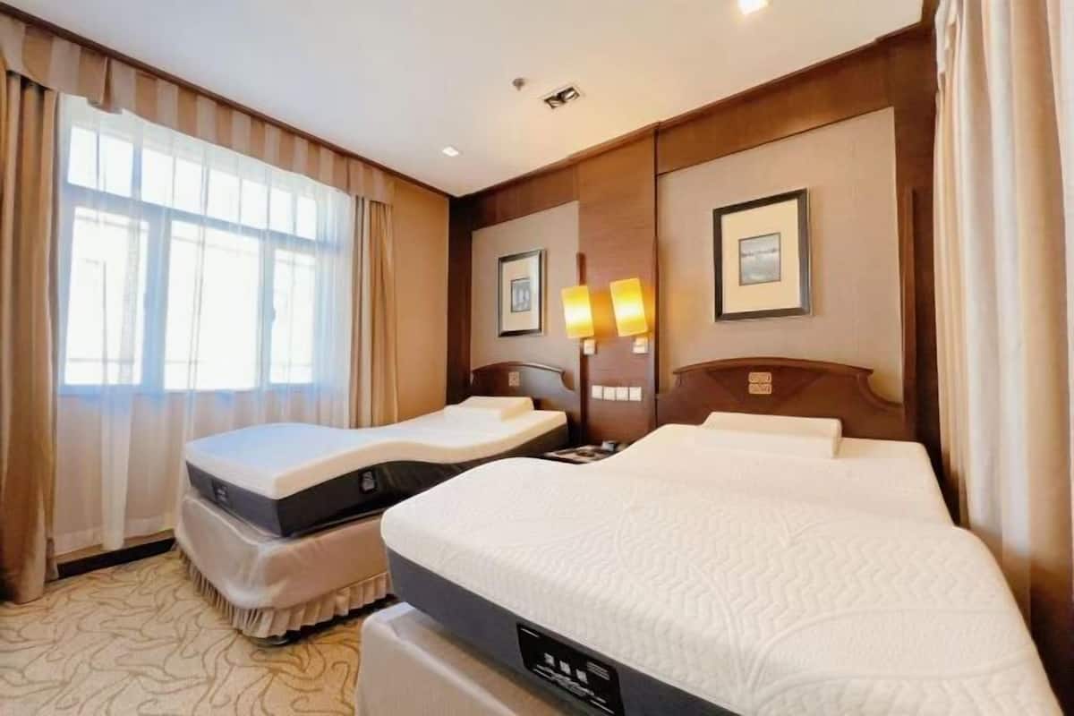 In-room safe, desk, blackout curtains, iron/ironing board