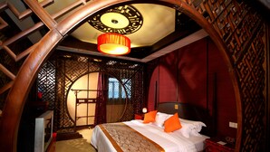 Executive Double Room | In-room safe, desk, blackout drapes, iron/ironing board (on request) - Jianguo Hotspring Hotel (Beijing)