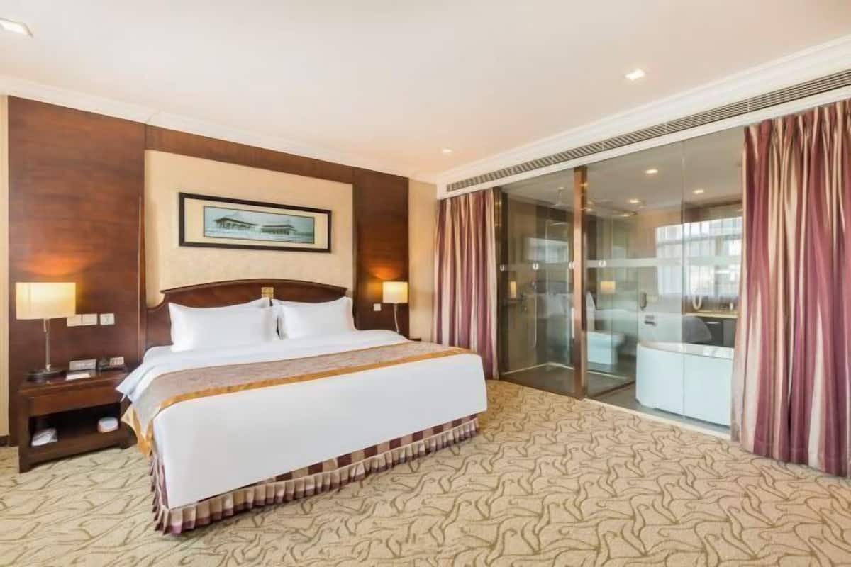 In-room safe, desk, blackout curtains, iron/ironing board