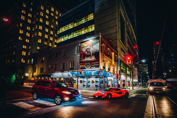 Front of property - evening/night