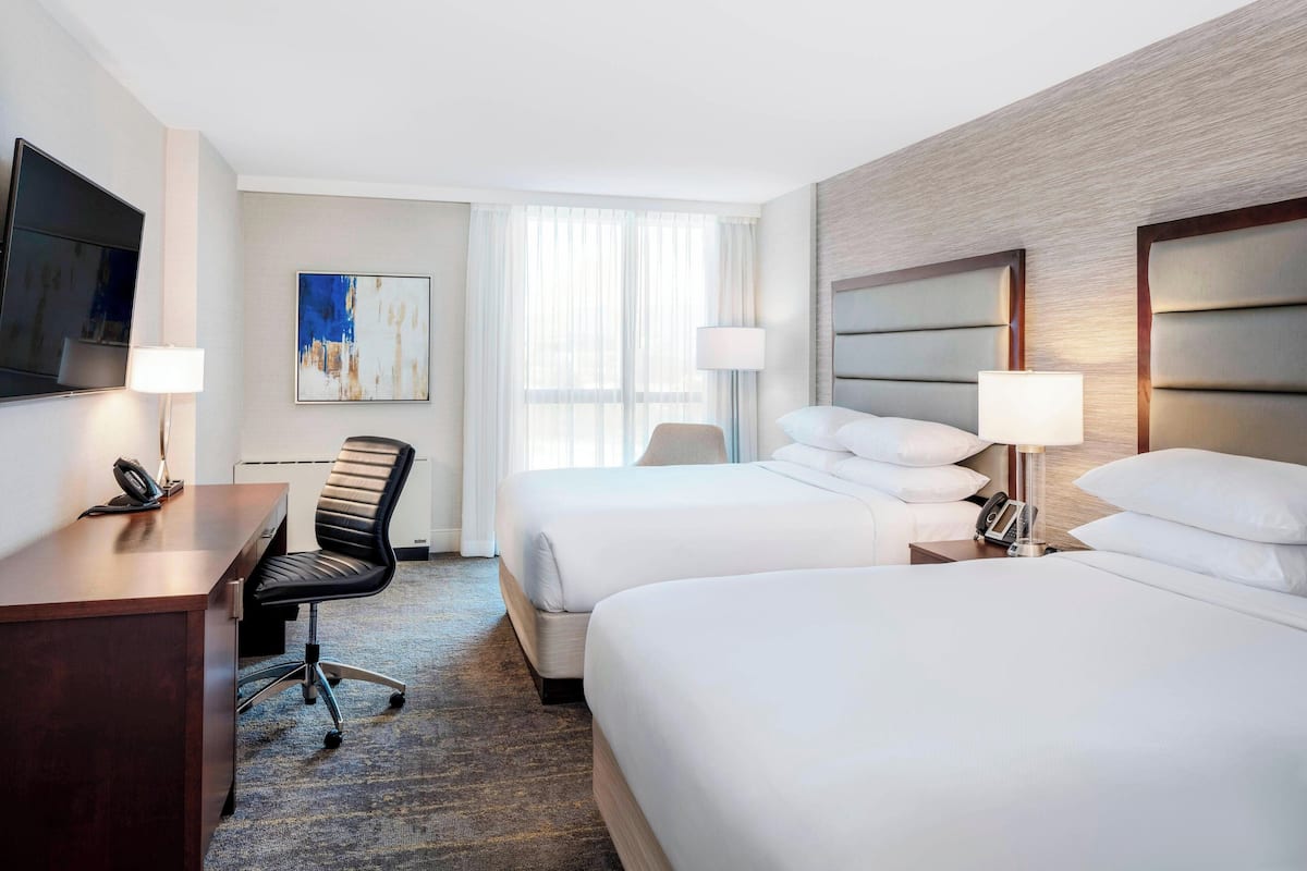 Room, 2 Queen Beds, Non Smoking | Hypo-allergenic bedding, in-room safe, desk, laptop workspace
