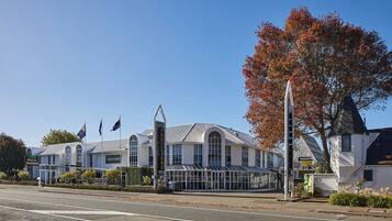 Majoituspaikan julkisivu