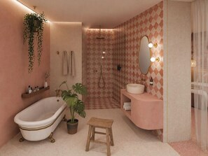 Rosaria Suite | Bathroom | Free toiletries, hair dryer, towels - Van Der Valk Hotel Dennenhof (Brasschaat)