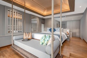 Ocean Suite | Luxe beddengoed, Select Comfort-bedden, een kluis op de kamer