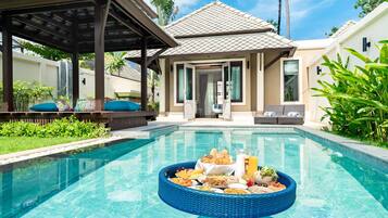 Villa (Pool Villa) | 1 bedroom, premium bedding, Select Comfort beds, in-room safe