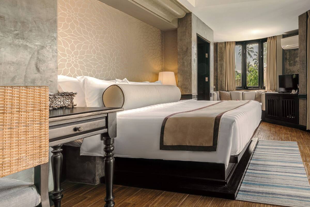 Biệt thự cơ bản | Minibar, k ét bảo mật tại phòng, bàn, màn/rèm cản sáng 