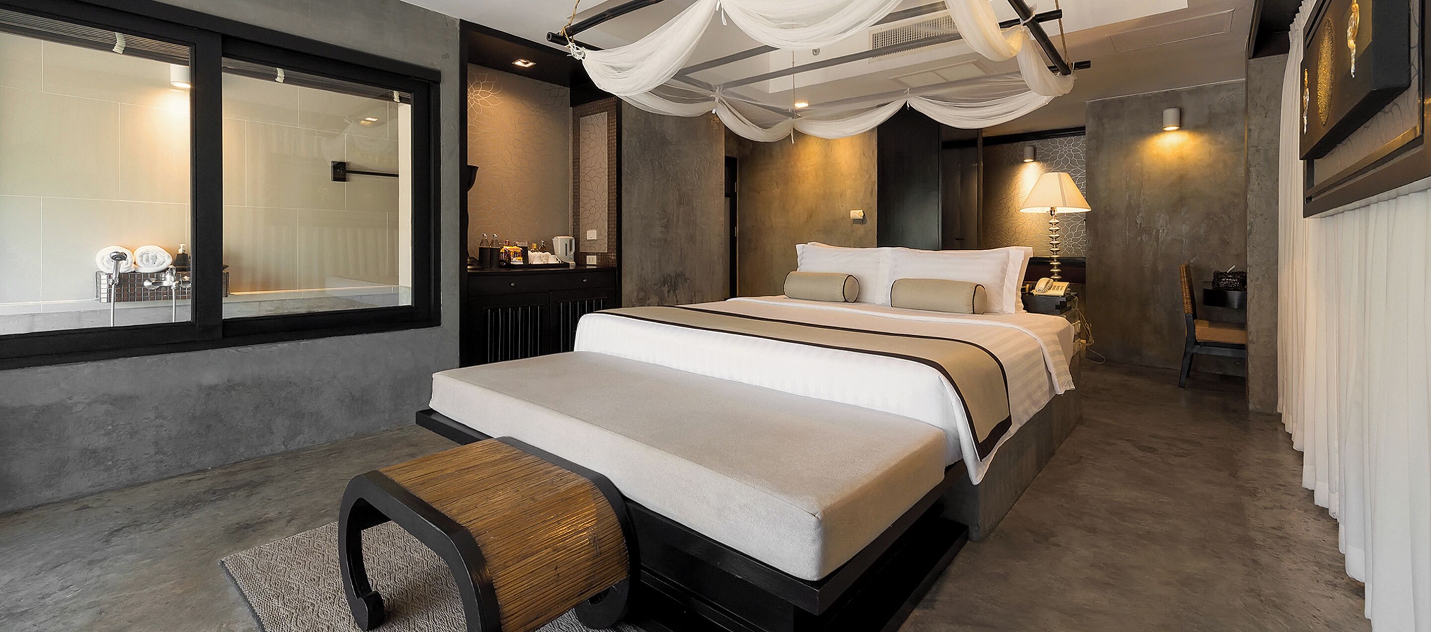 Minibar, in-room safe, desk, blackout curtains