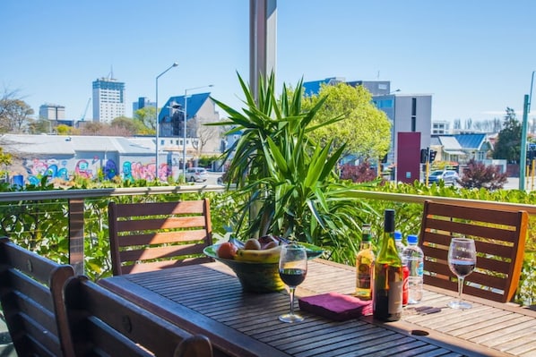 Terrace/patio - City Central Motel Apartments (Christchurch)
