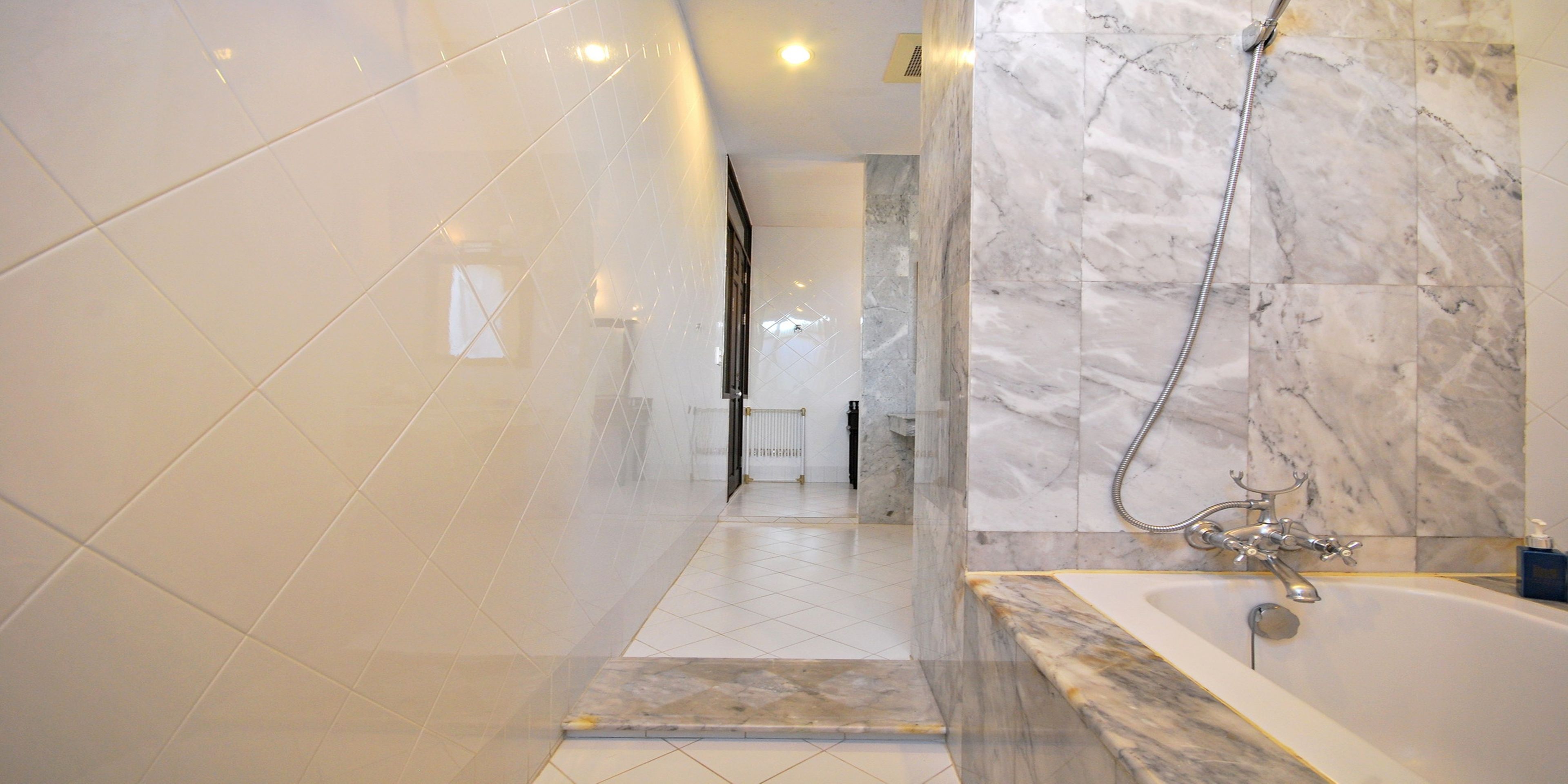 free toiletries, hair dryer, slippers, bidet