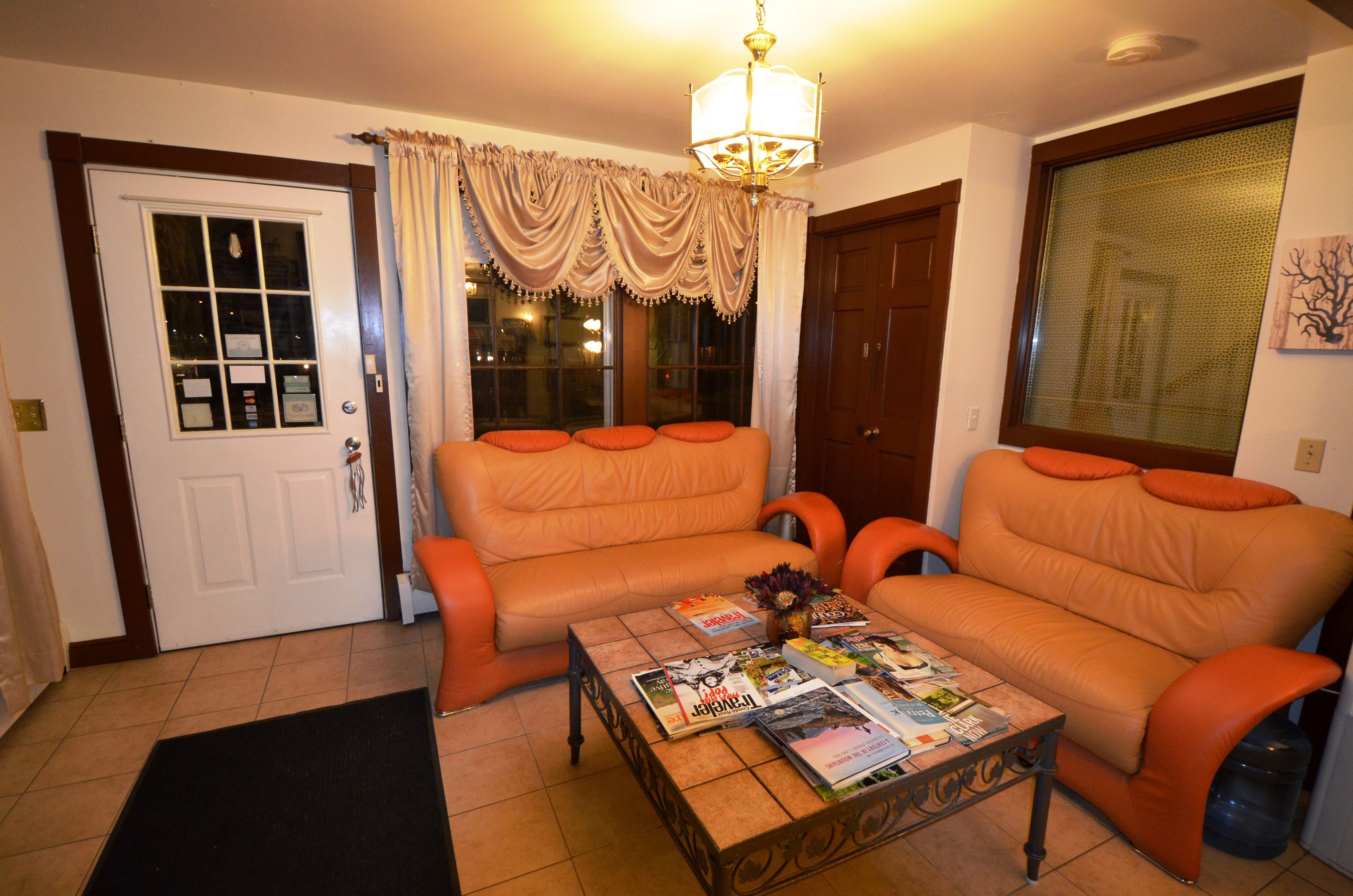 Sala de estar en el lobby