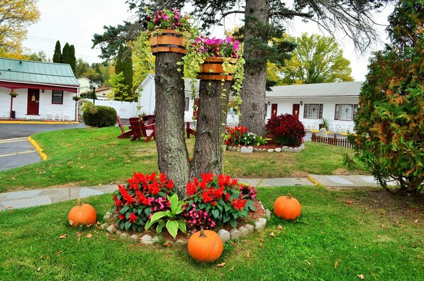 Blick von der Unterkunft