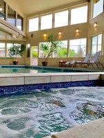 Bañera de hidromasaje interior