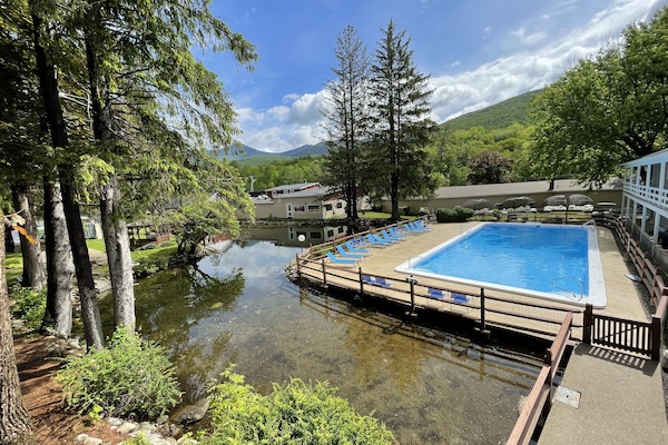 Indoor pool, outdoor pool