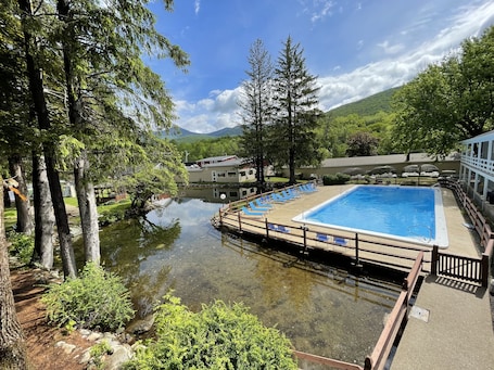 Indoor pool, outdoor pool