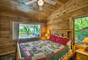 Cabane Standard, 2 grands lits, non-fumeurs, réfrigérateur et four à micro-ondes | Décoration personnalisée, ameublement personnalisé