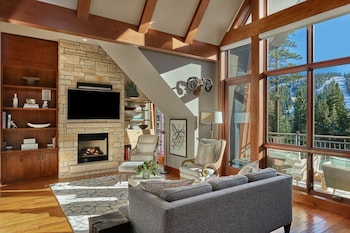 Couples treatment rooms, sauna, hot tub, steam room, body treatments at The Ritz-Carlton, Lake Tahoe